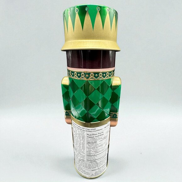 Christmas Decorative Nutcracker Soldier Empty Tin Collectible - Picture 2 of 9